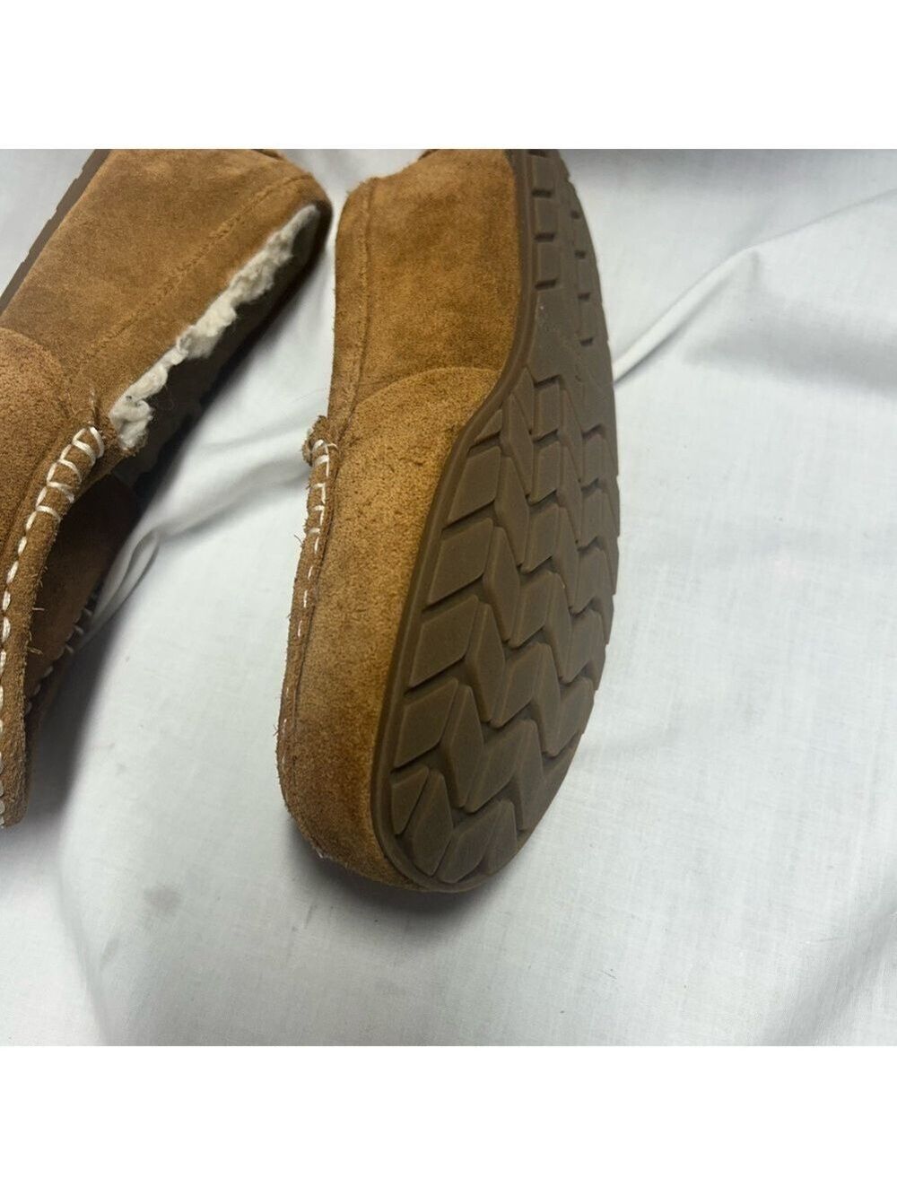 Koolaburra by Ugg Women's US 7 UK 5 Brown Suede Slip On Moccasin Slippers - Picture 8 of 9